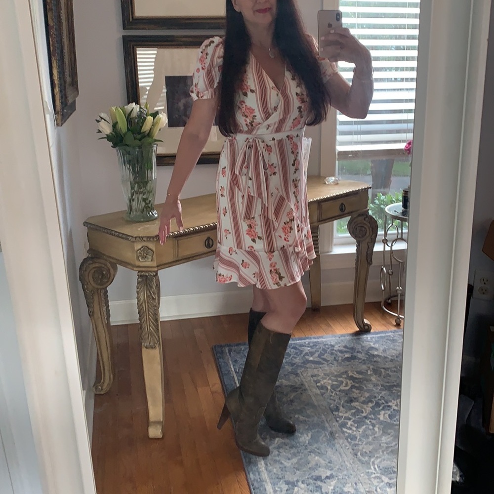 FRYE Harlow designer brown leather tall boots 9 - Picture 7 of 13